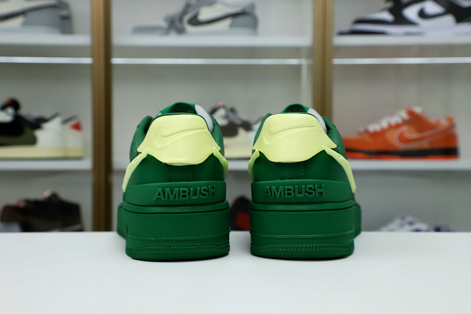 AMBUSH xNike Air Force1 Low"Pine Green and Citron"