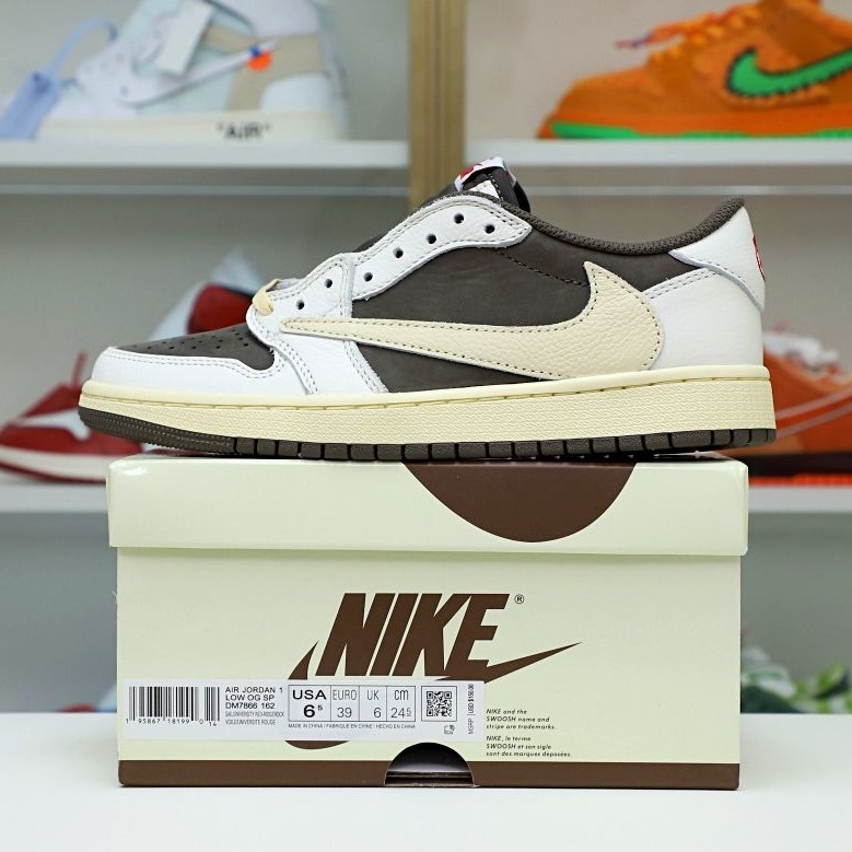 TRAVIS SCOTT X AIR JORDAN 1 LOW OG REVERSE MOCHA