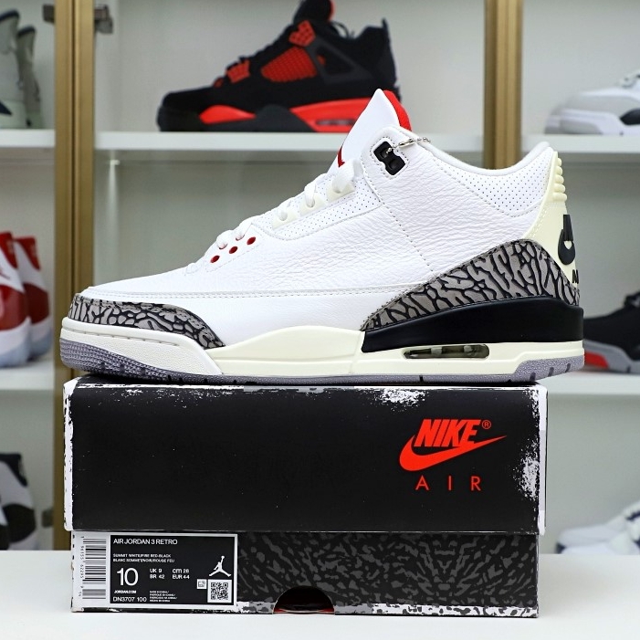 AIR JORDAN 3 &quotWHITE CEMENT REIMAGINED"