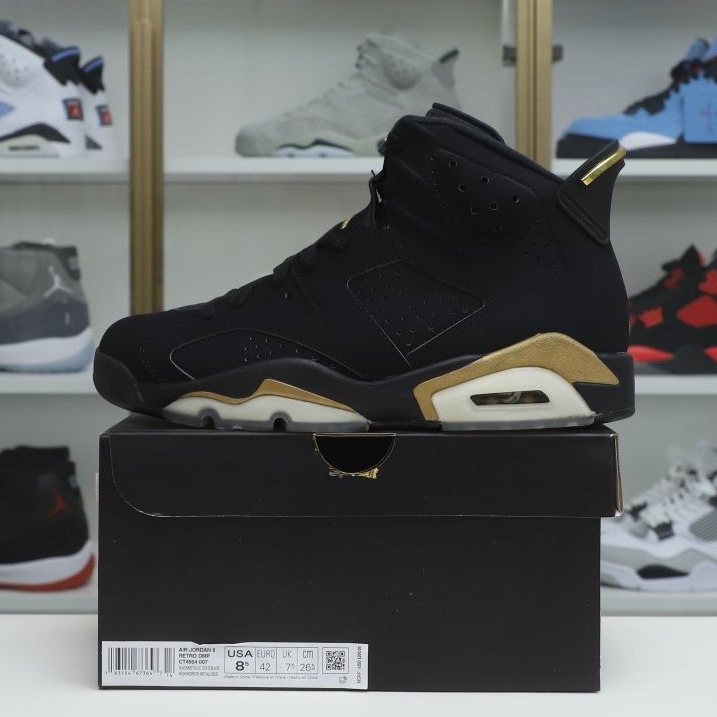 AIR JORDAN 6 RETRO DMP 2020 BLACK/METALLIC GOLD