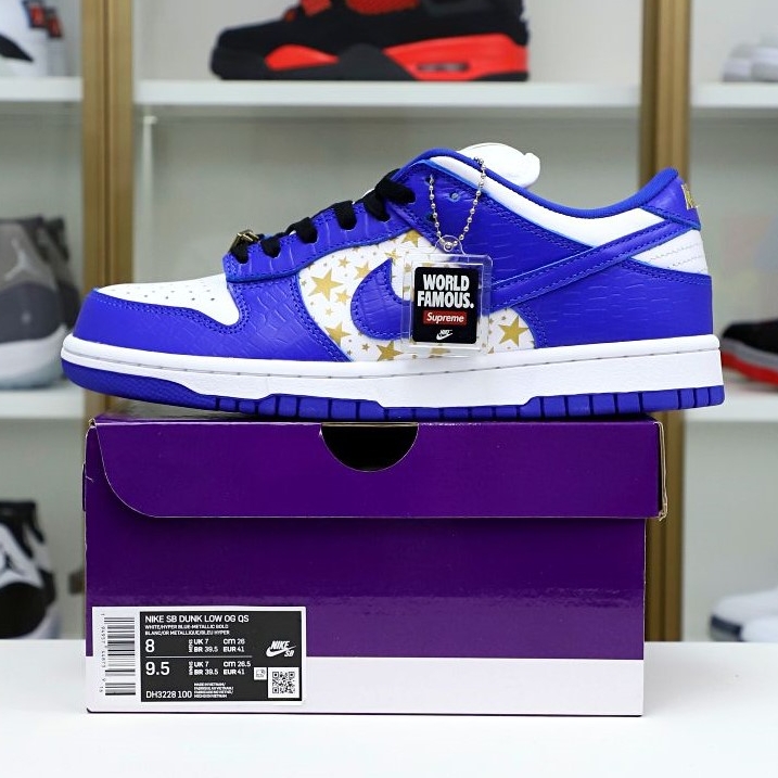 Supreme x Nike SB Dunk Low &quotHyper Royal"