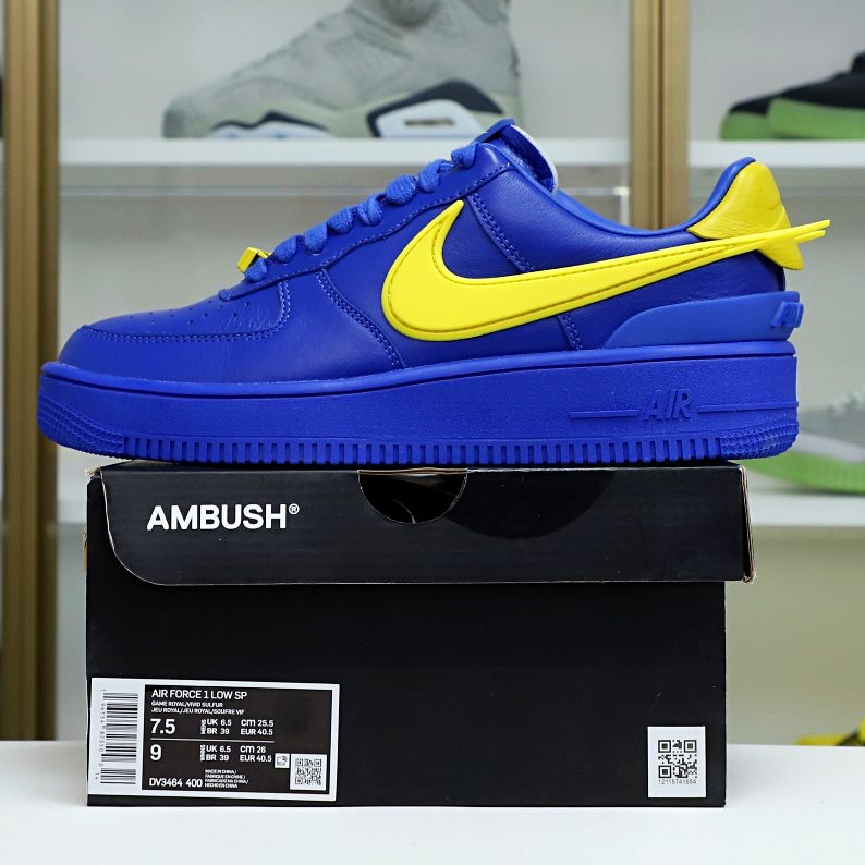 AMBUSH xNike Air Force1LoW&quotGameRoya and Vivid Sulfur"