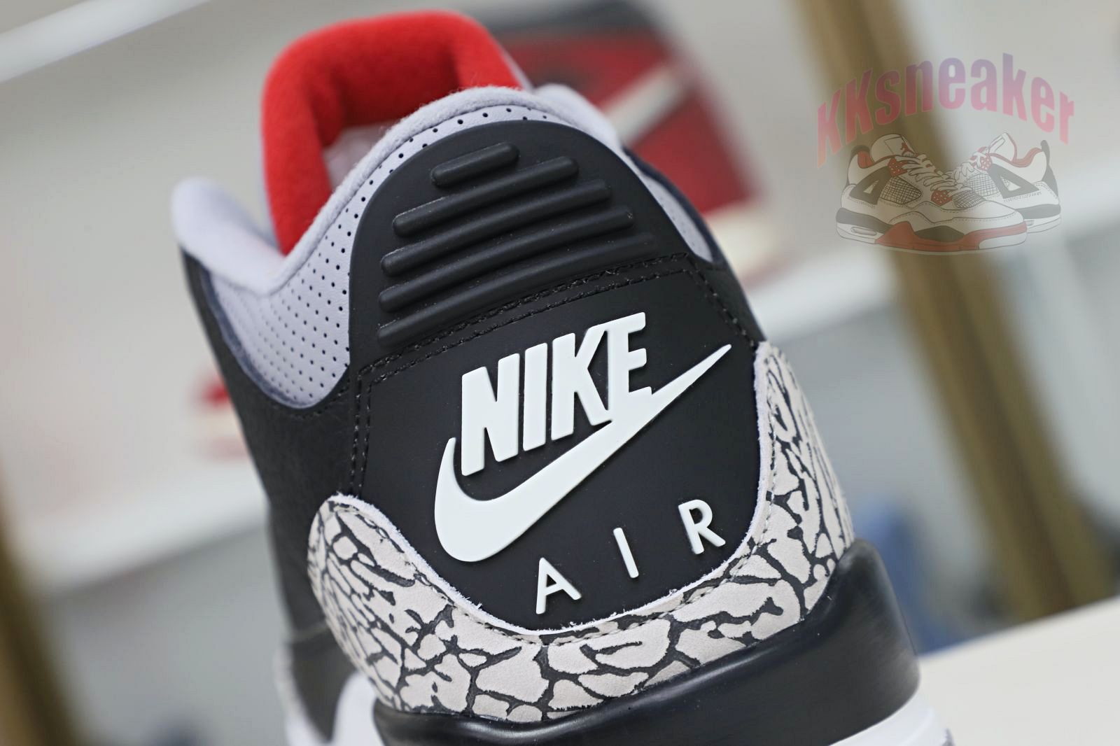 Jordan Air Jordan 3 retro blackcement 2018（854262-001）