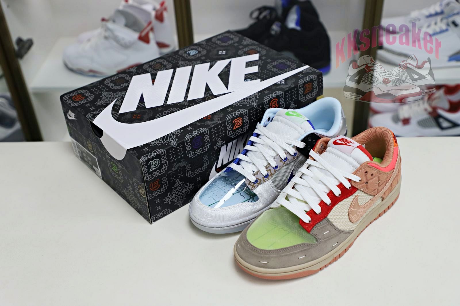 CLOT x Nike Dunk Low"What The? CLOT"