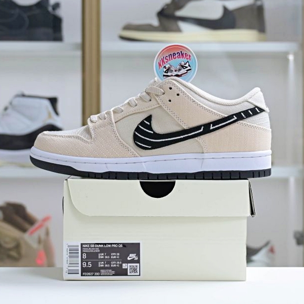 Albino & Preto x Nike Dunk SB Low Pro &quotPearl White"