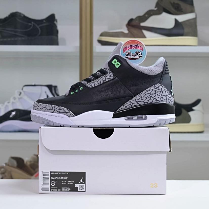 Air Jordan 3 Green Glow AJ3