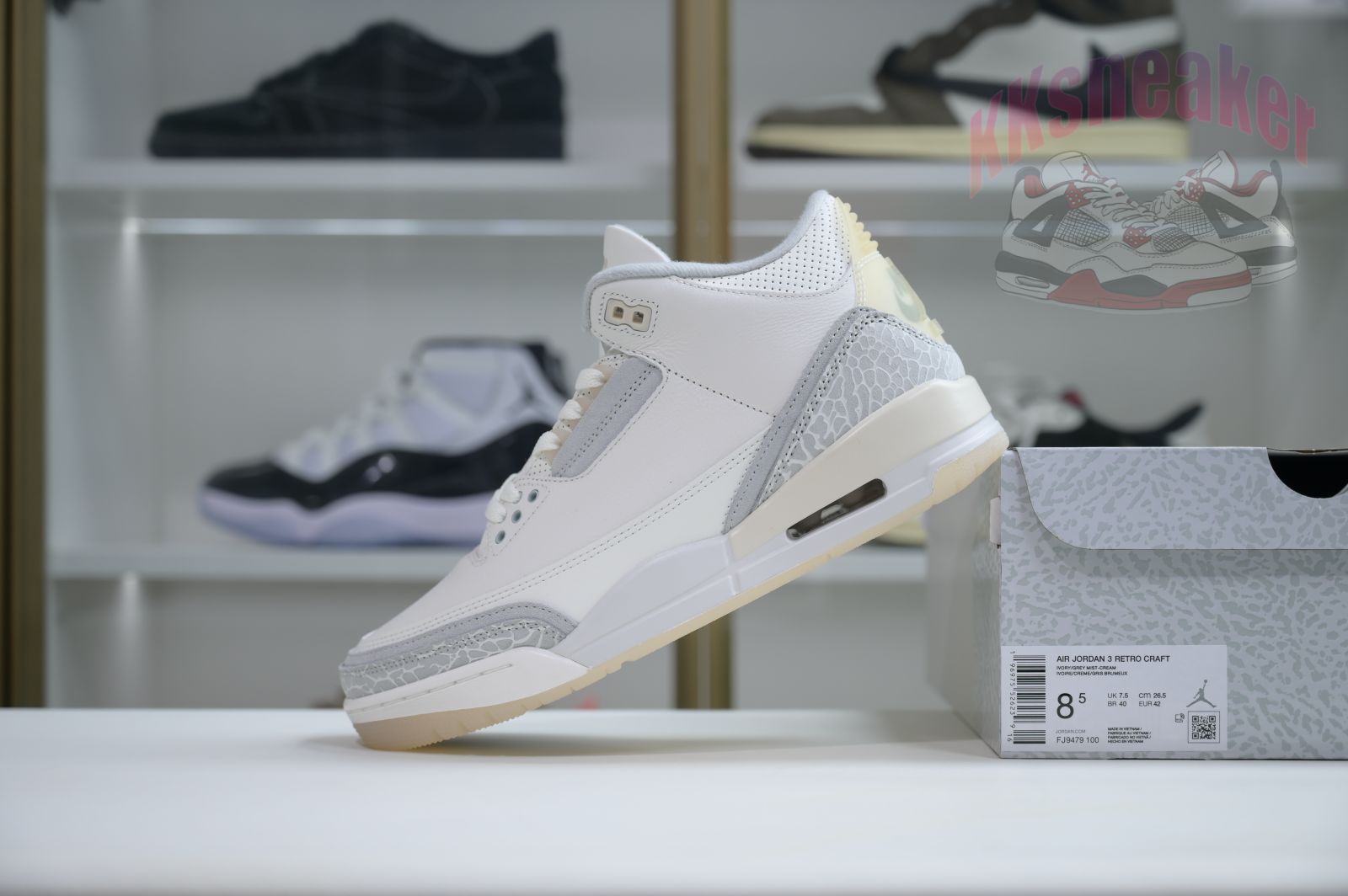 Air Jordan 3 Craft“Ivory”