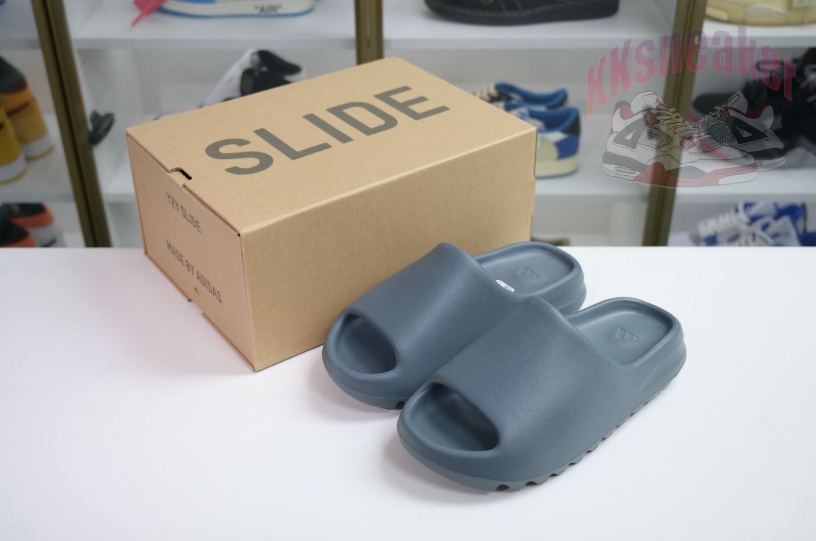 adidas originals Yeezy Slide "Slate Marine"