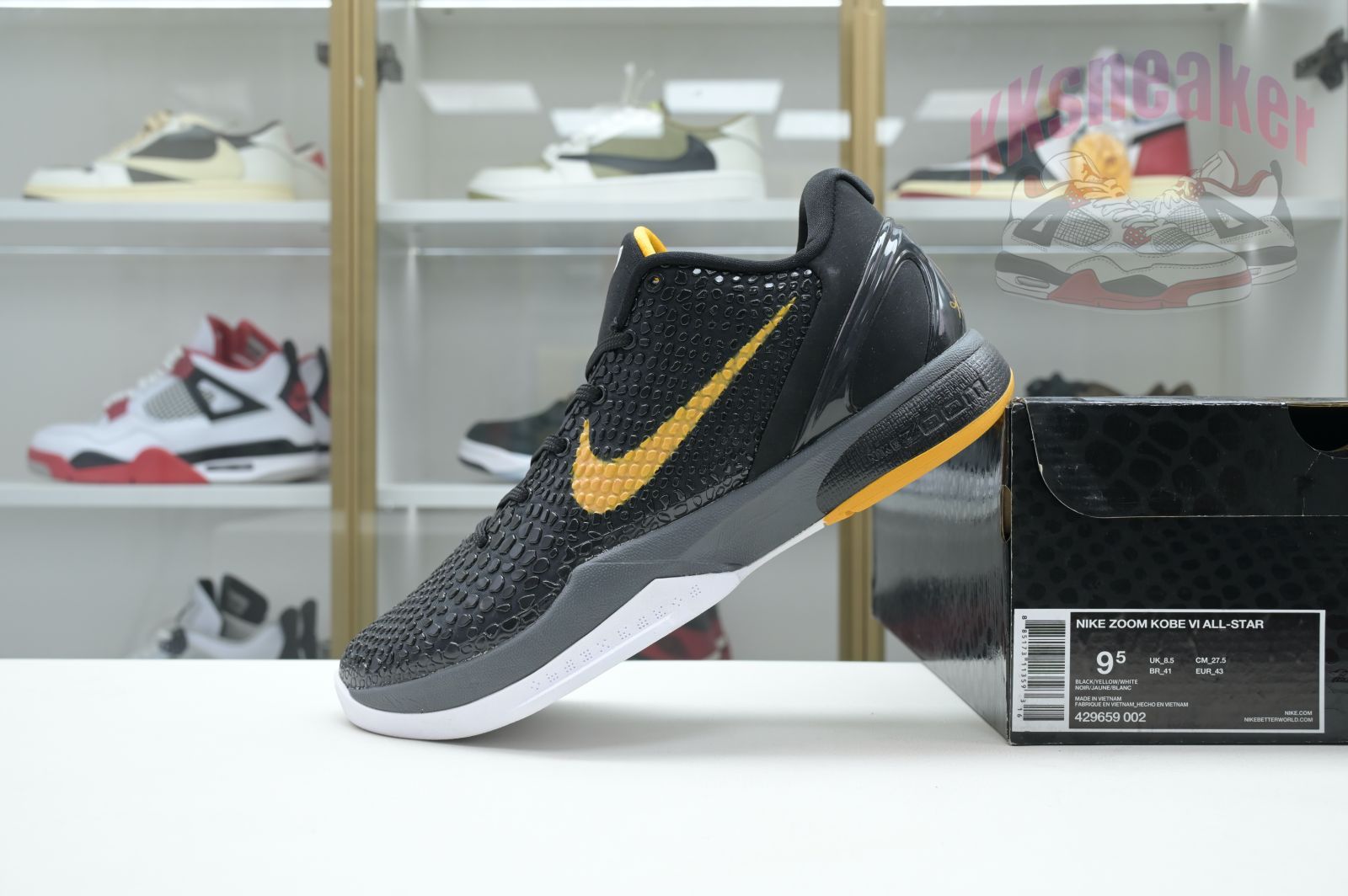 Nike Zoom Kobe 6 Black Del Sol