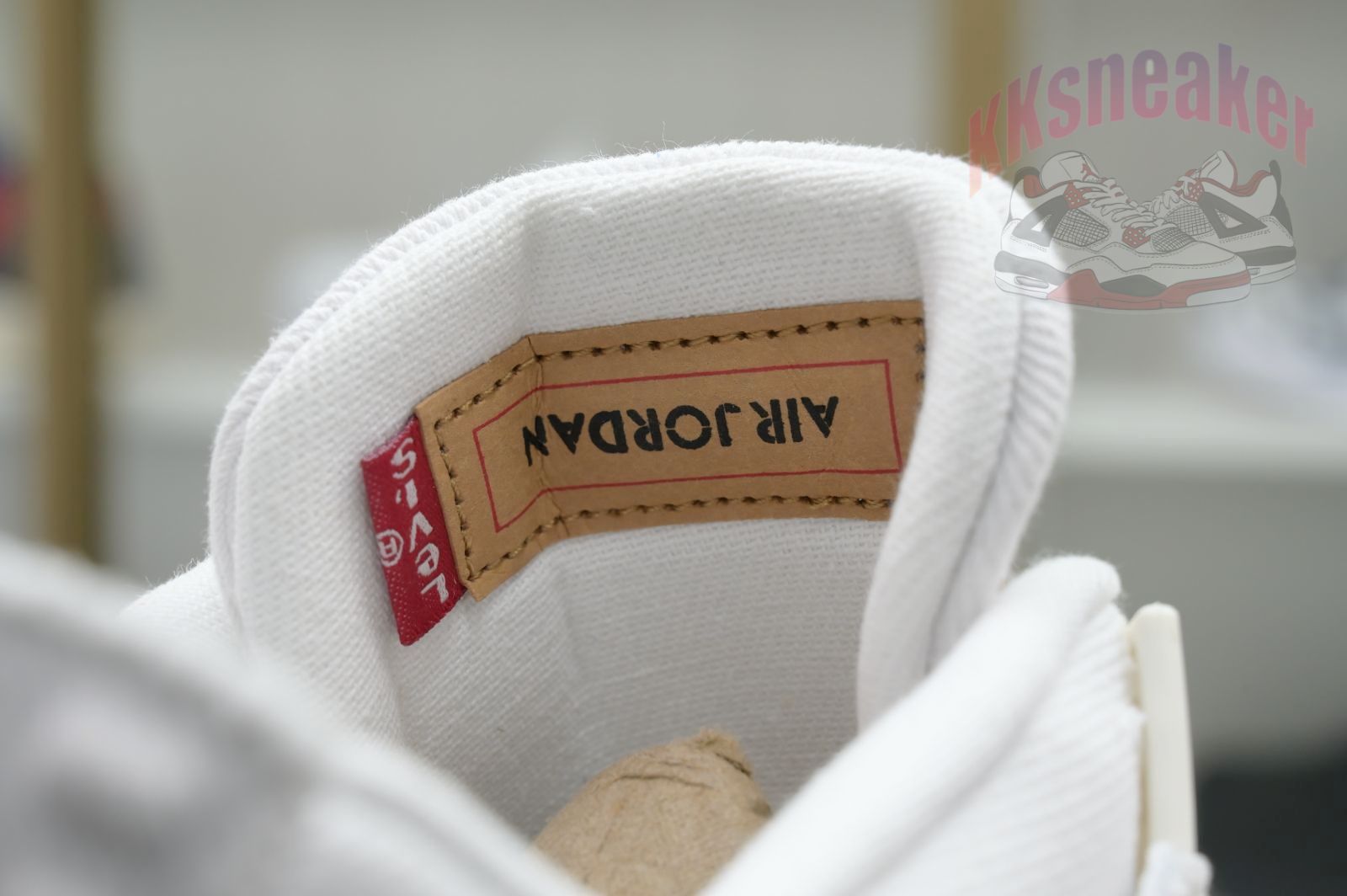 Jordan Air Jordan 4 levis white (levis tag)