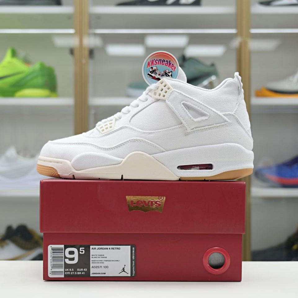 Jordan Air Jordan 4 levis white (levis tag)