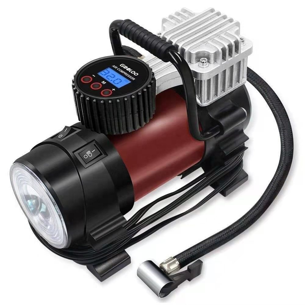 Air Compressor Car Tyre Inflator Pump  Inflatable Pump Light  Portable 12V Max Motorcycle HOT SALE on Amason