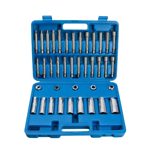 Car Repair Tools 39pcs Shock Absorber Tool Kit High Quality Shock Turnbuckle Hand Tool Sets Special Socket Wrench 380*270*80mm