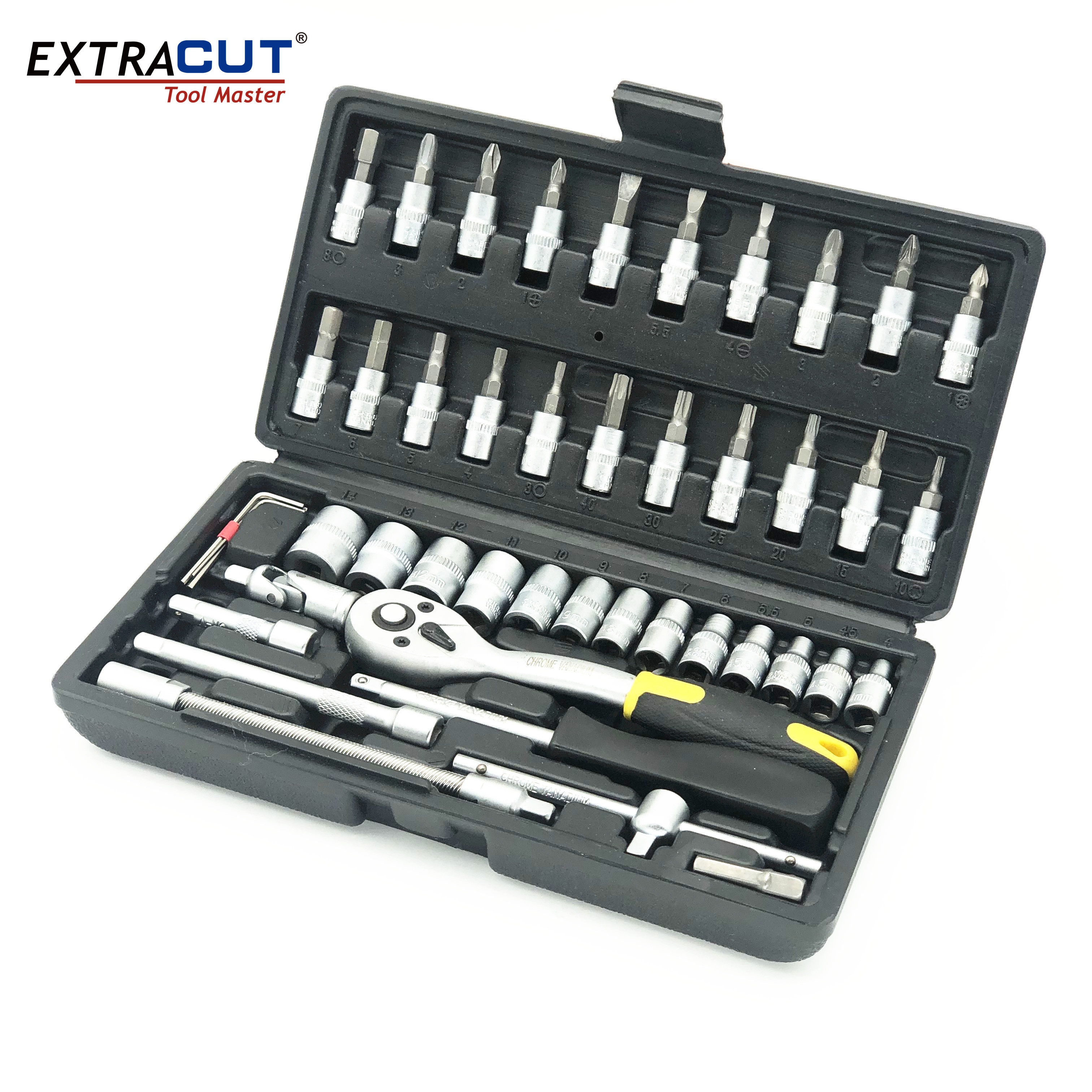 Widely used superior quality hardware tools socket wrench tools set