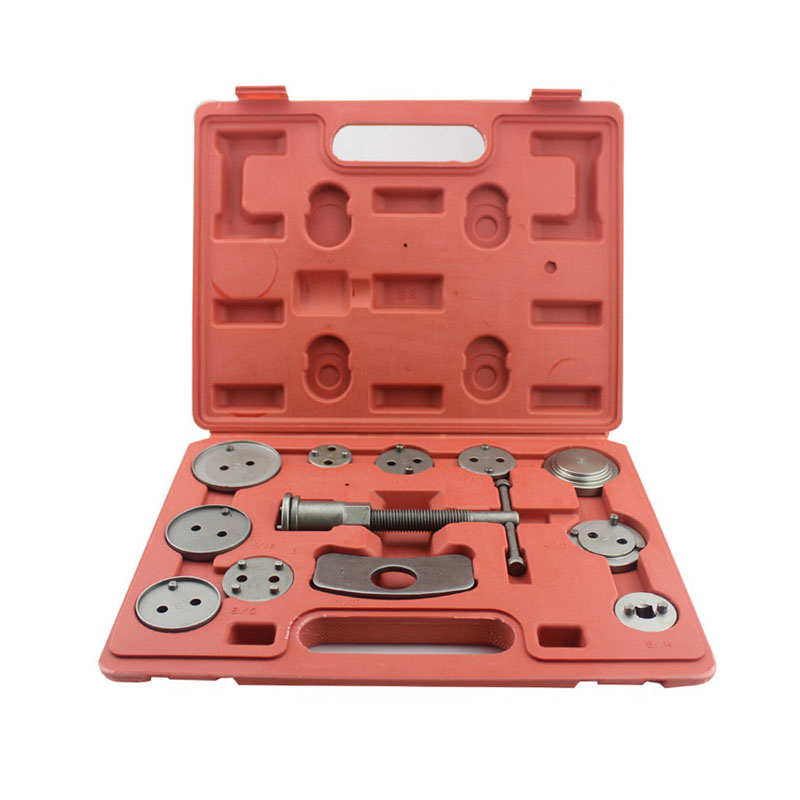 High quality car Vehicle Tools Brake Split Pump Adjustment Set Kit Brake Piston Reset Tool 12pcs Car brake pad replacement tool