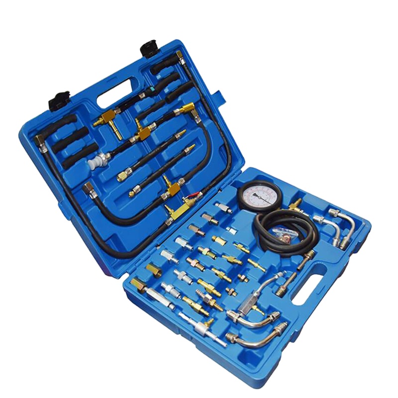 Fuel Pressure Gauge  Professional Fuel Pressure Test Kit for All Fuel Injection Systems and Most Cars Trucks Vans and ATVs