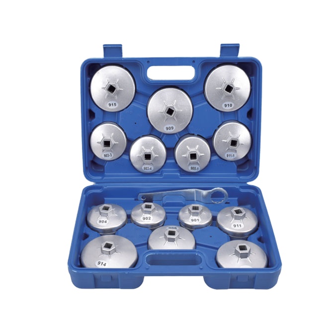 15pcs Oil Filter Wrench Set  Automotive Tool Aluminum Oil Filter Removal Wrench  Wrench Tools Set