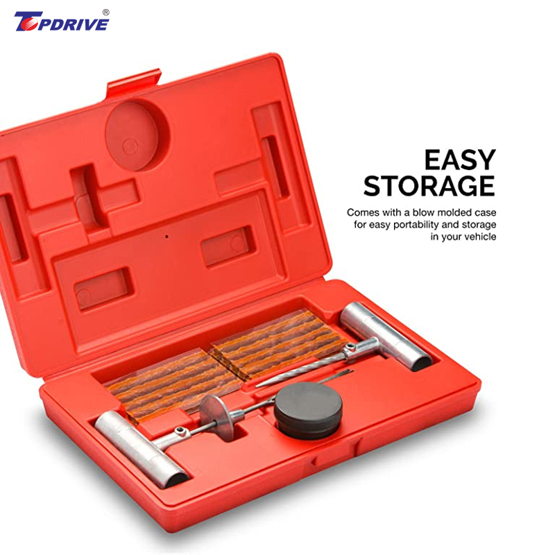 Universal Tire Repair Kit to Fix Punctures and Plug Flats Value Pack Ideal for Cars Trucks Motorcycles