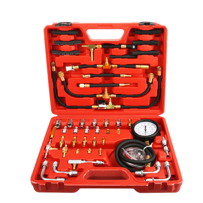 Fuel Pressure Gauge  Professional Fuel Pressure Test Kit for All Fuel Injection Systems and Most Cars Trucks Vans and ATVs