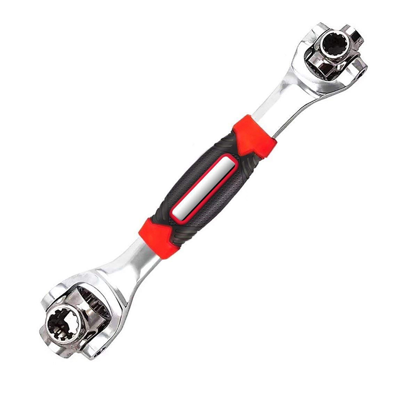 Tools Socket with 360 Degree Rotating Head 6-Point 12-Point Universial Furniture Car Repair 250mm Wrench Set 48 in 1 Wrench