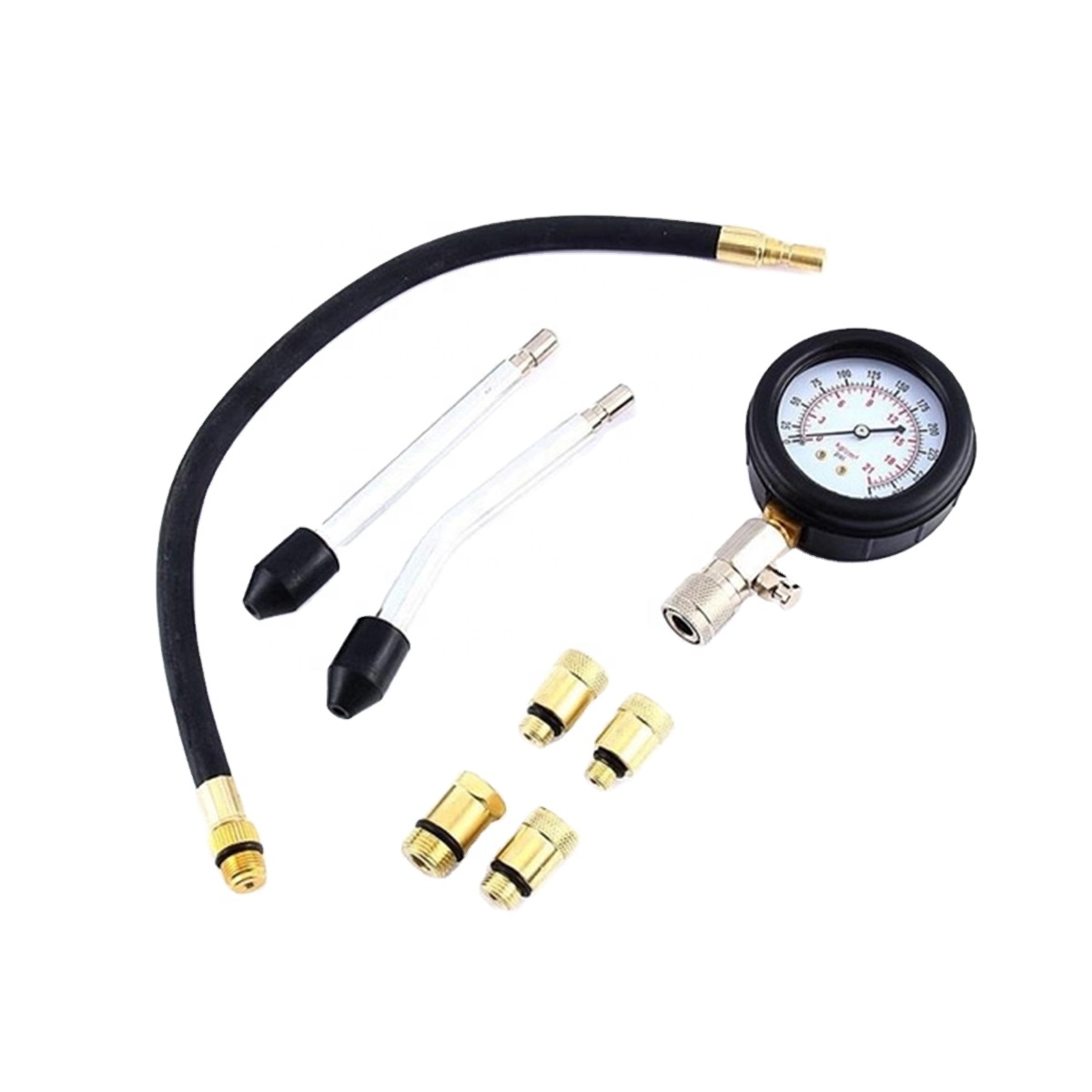 Factory direct sales of multifunctional pressure gauge dual-use cylinder testing tools motorcycle two Amazon pop instrument