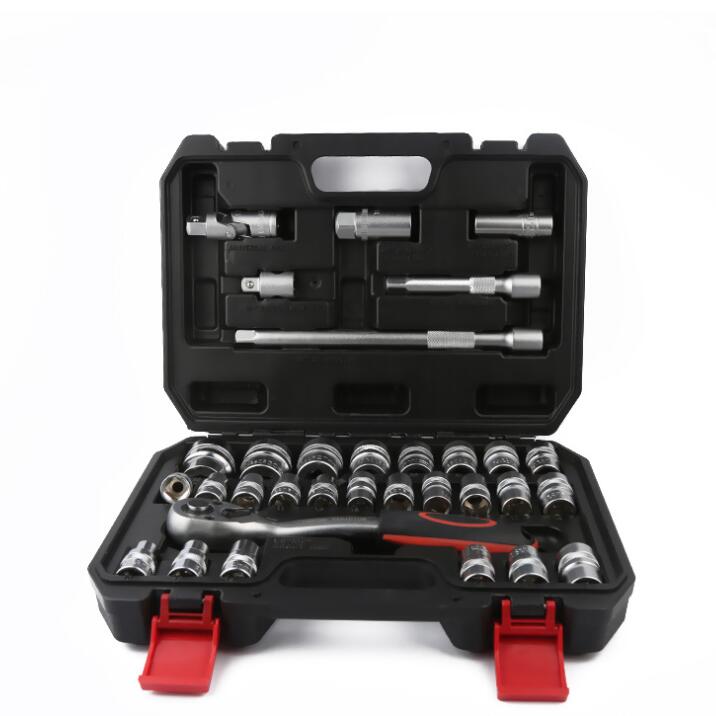 Torque Wrench Sets of Hand tools Universal Socket Hexagon Wrench Keys and Heads Kit