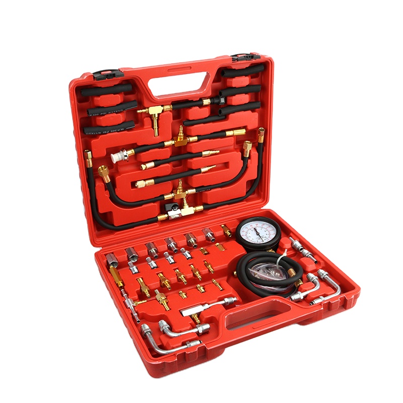 Fuel Pressure Gauge  Professional Fuel Pressure Test Kit for All Fuel Injection Systems and Most Cars Trucks Vans and ATVs