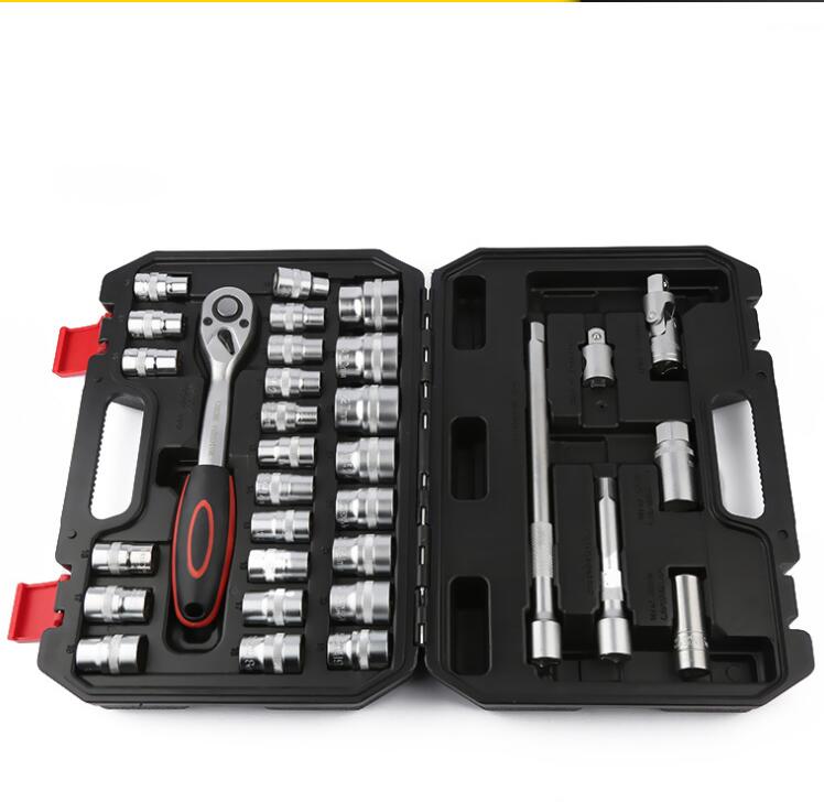 Torque Wrench Sets of Hand tools Universal Socket Hexagon Wrench Keys and Heads Kit