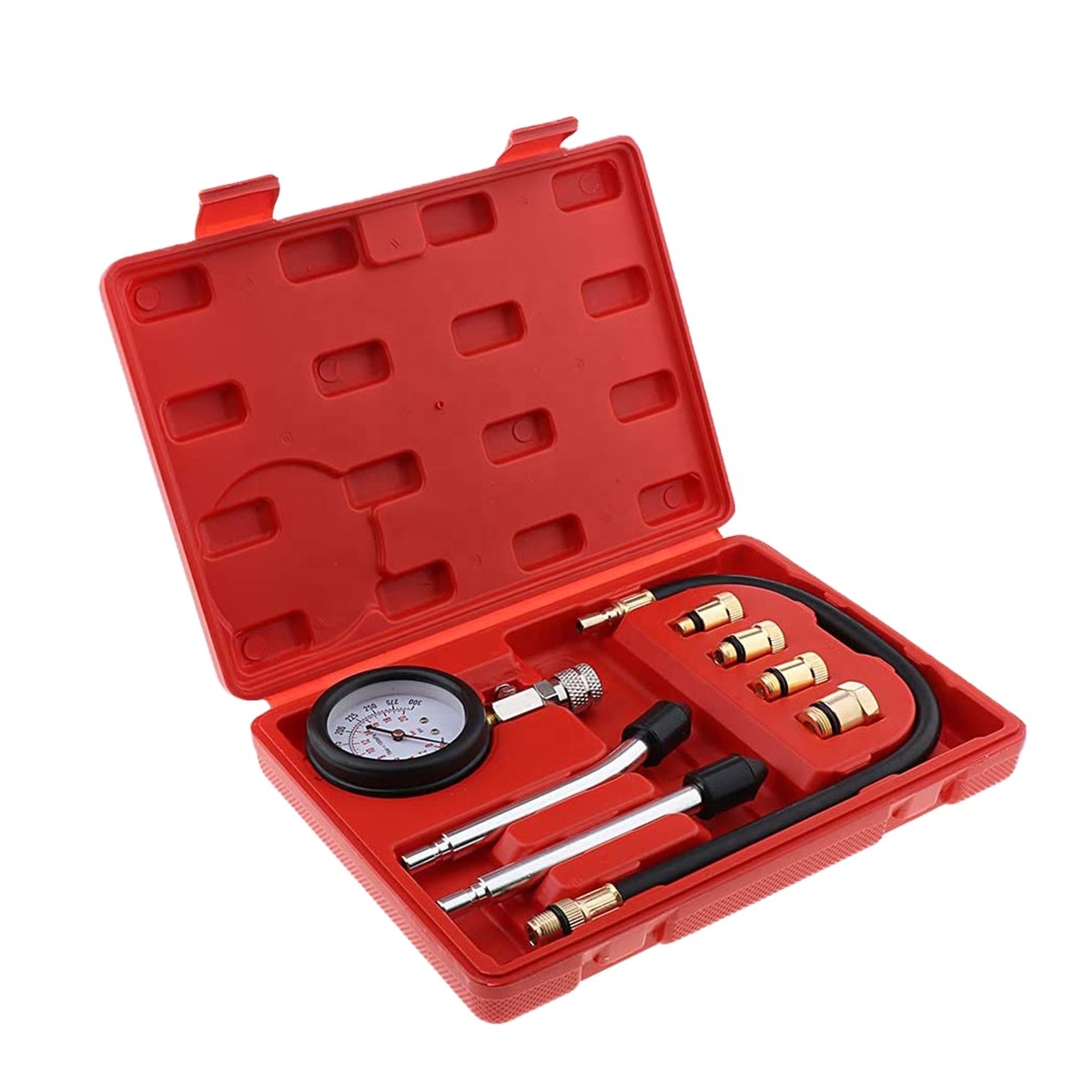 Factory direct sales of multifunctional pressure gauge dual-use cylinder testing tools motorcycle two Amazon pop instrument
