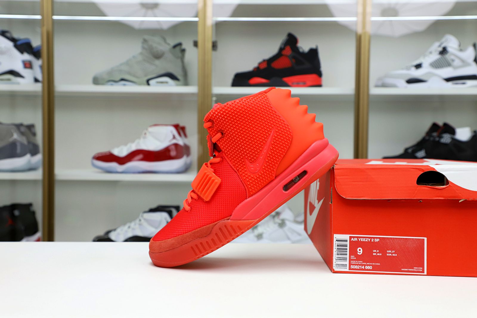 Nike Air Yeezy 2 red october