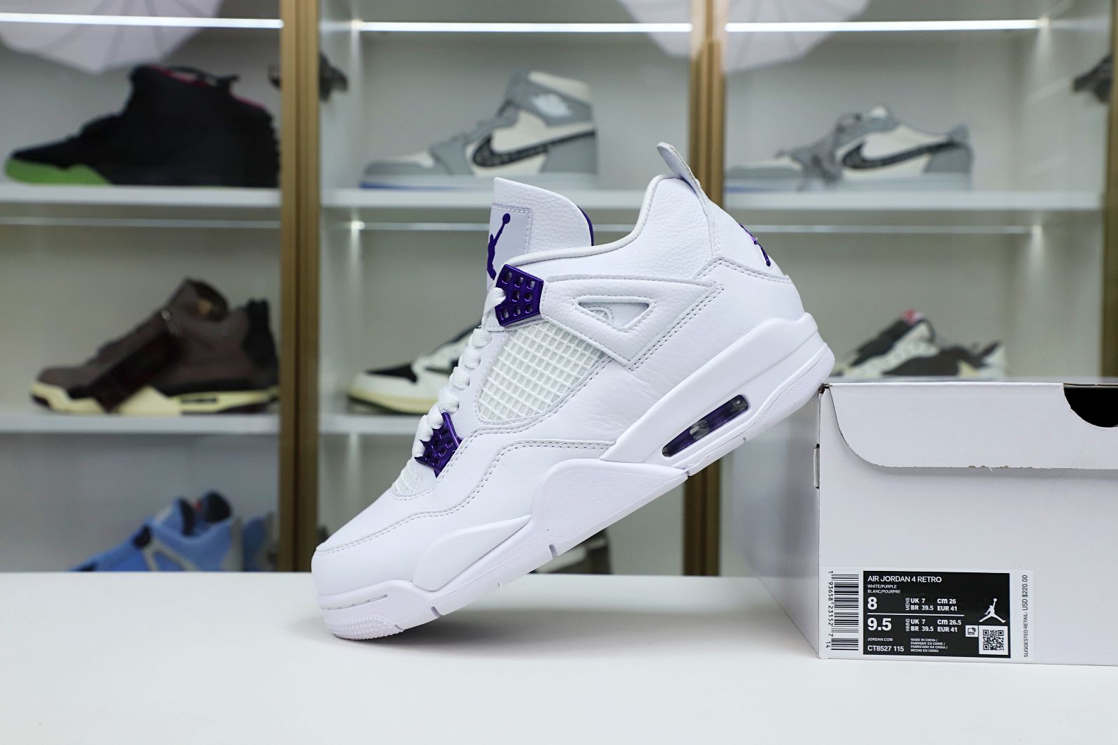 AIR JORDAN 4 PURPLE METALLIC