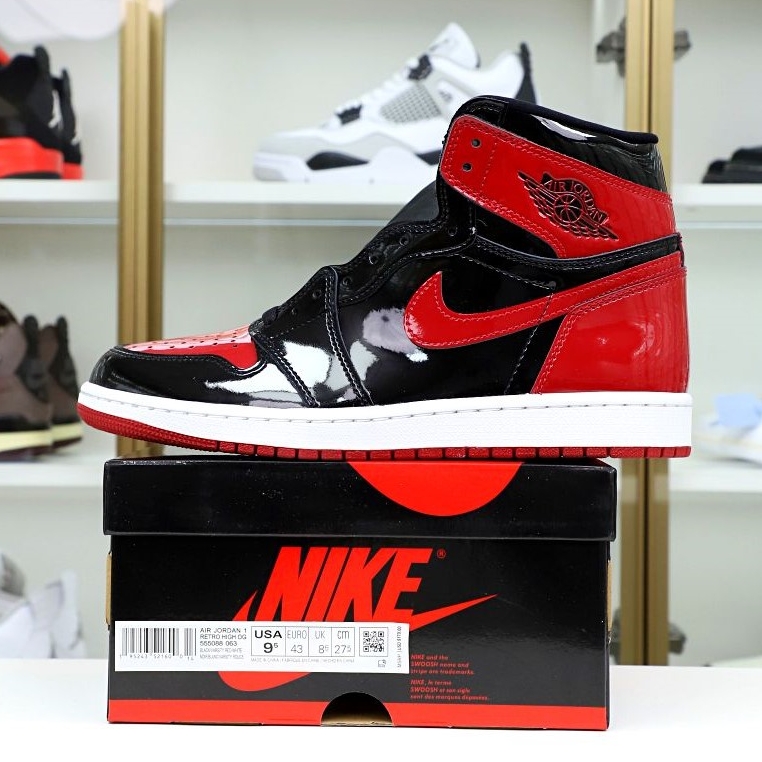 AIR JORDAN 1 HIGH OG BRED PATENT