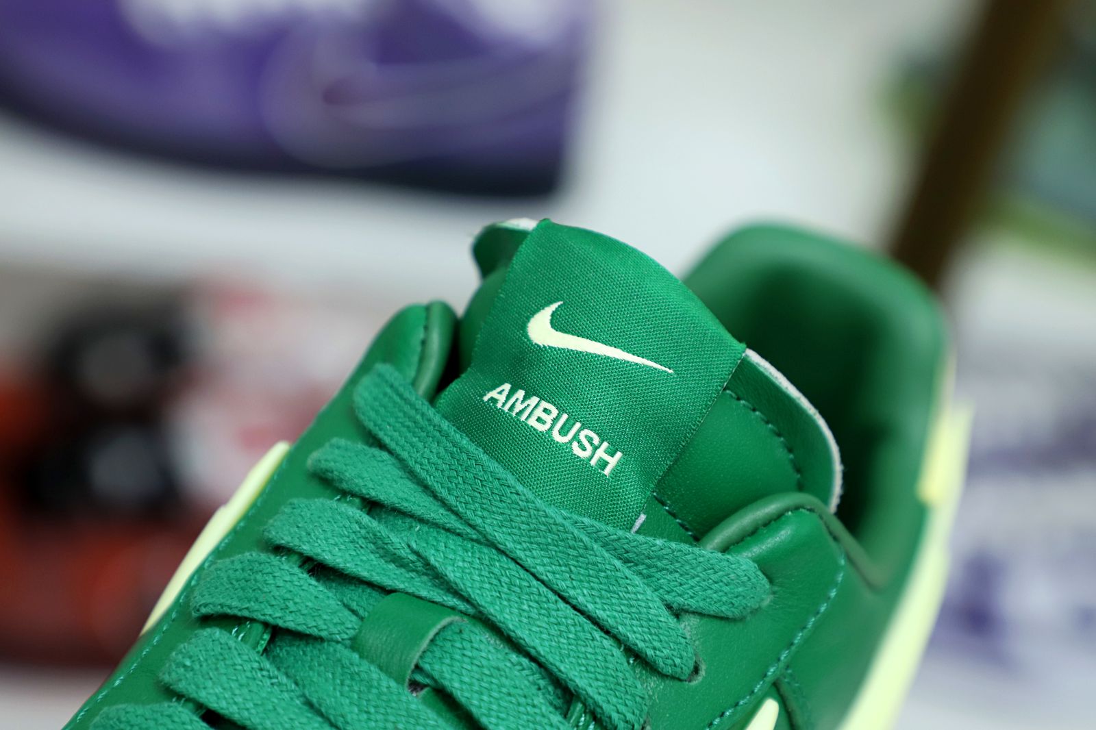 AMBUSH xNike Air Force1 Low"Pine Green and Citron"