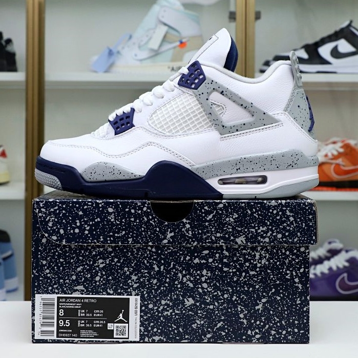 AIR JORDAN 4 RETRO &quotMIDNIGHT NAVY" DH6927-140