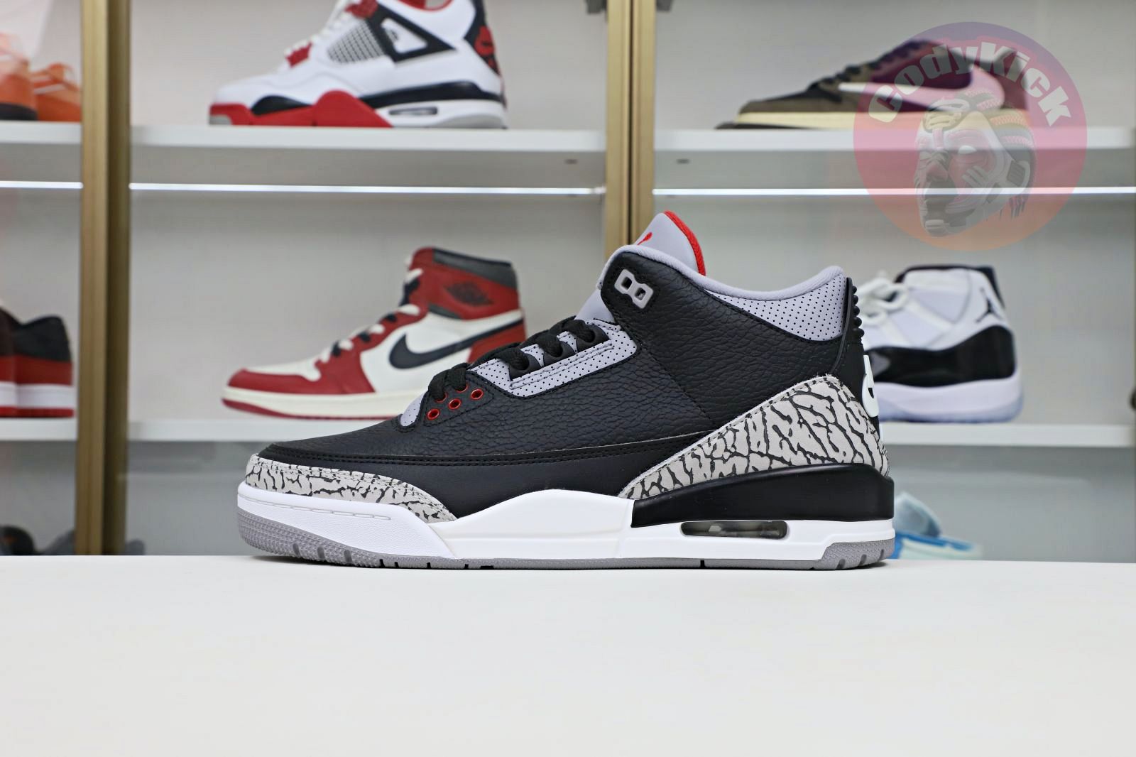 Jordan Air Jordan 3 retro blackcement 2018（854262-001）