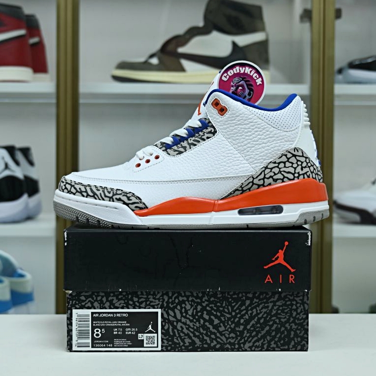 AIR JORDAN 3 RETRO ''KNICKS''