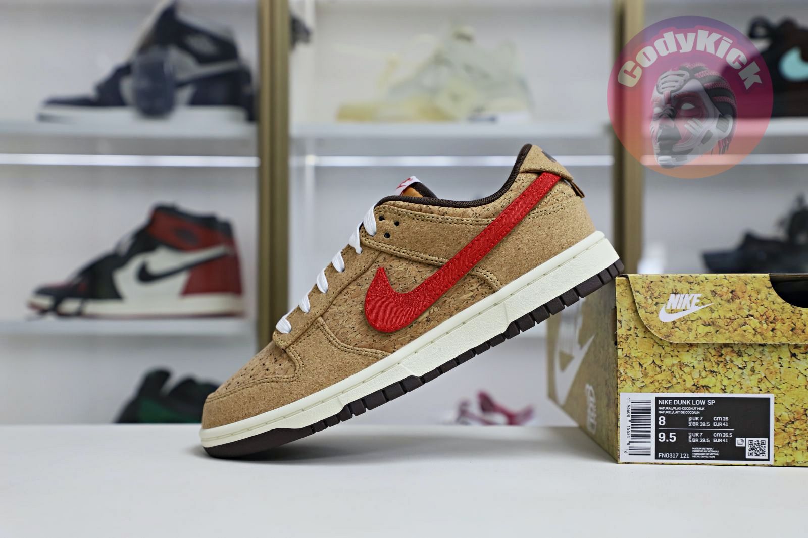 CLOT xNike Dunk LowSP CNGCEL"Cork"20