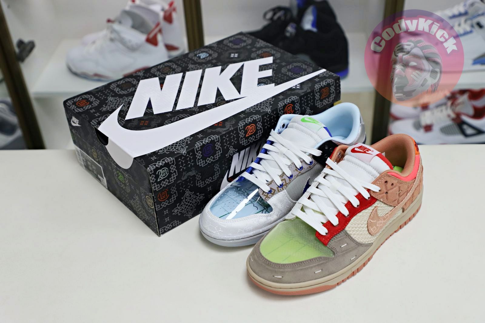 CLOT x Nike Dunk Low"What The?CLOT"