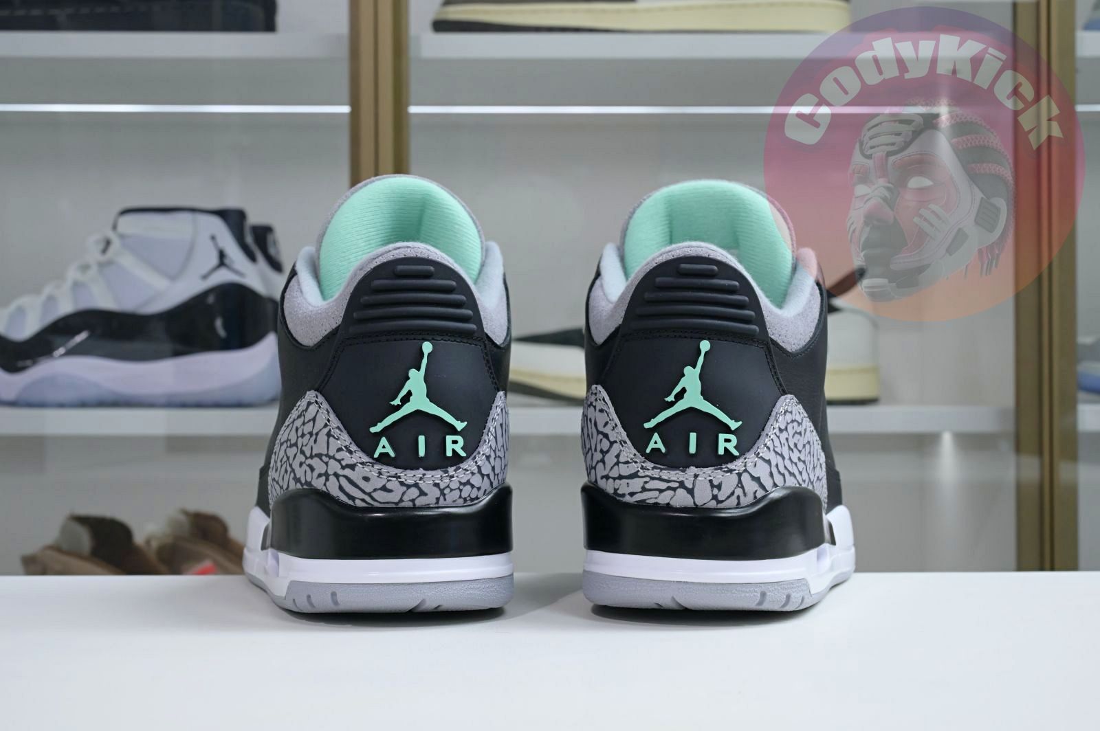 Air Jordan 3 Green Glow