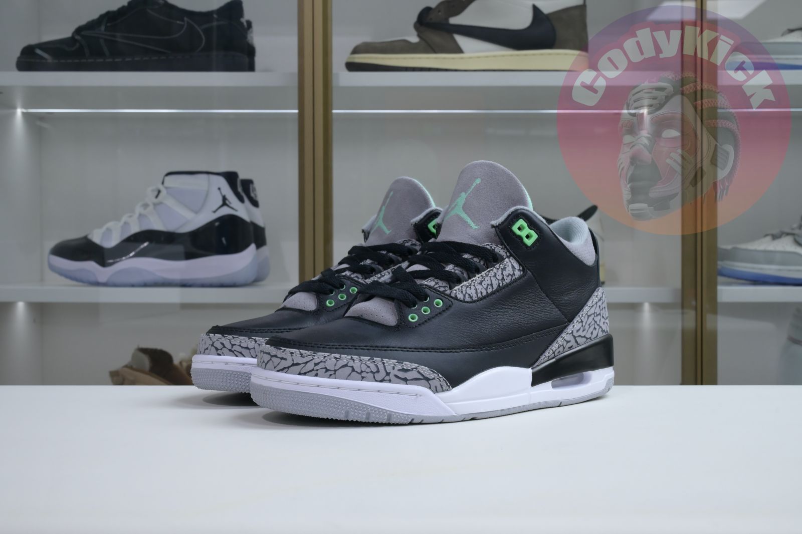 Air Jordan 3 Green Glow