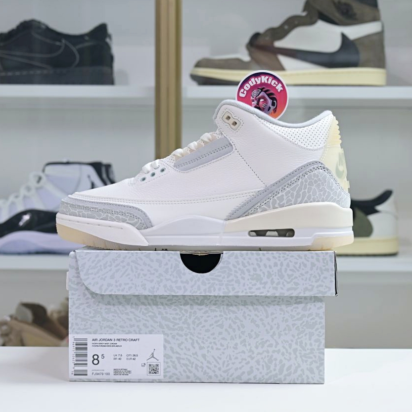 Air Jordan 3 Craft“Ivory”