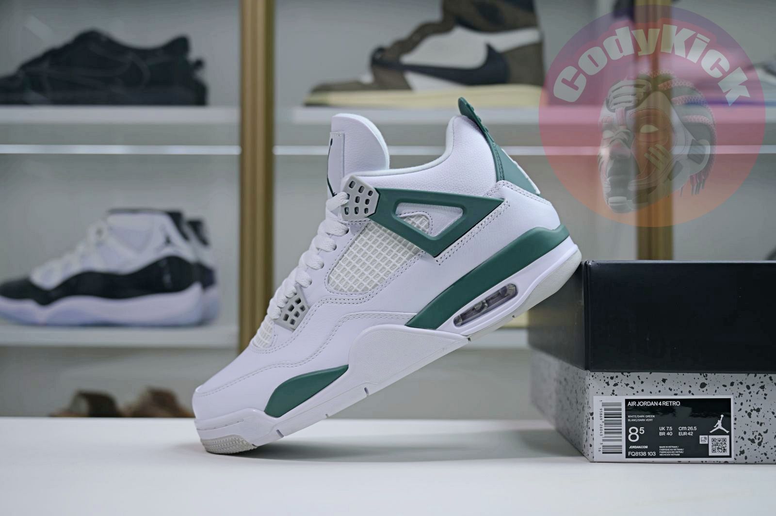 Air Jordan 4 Oxidized Green