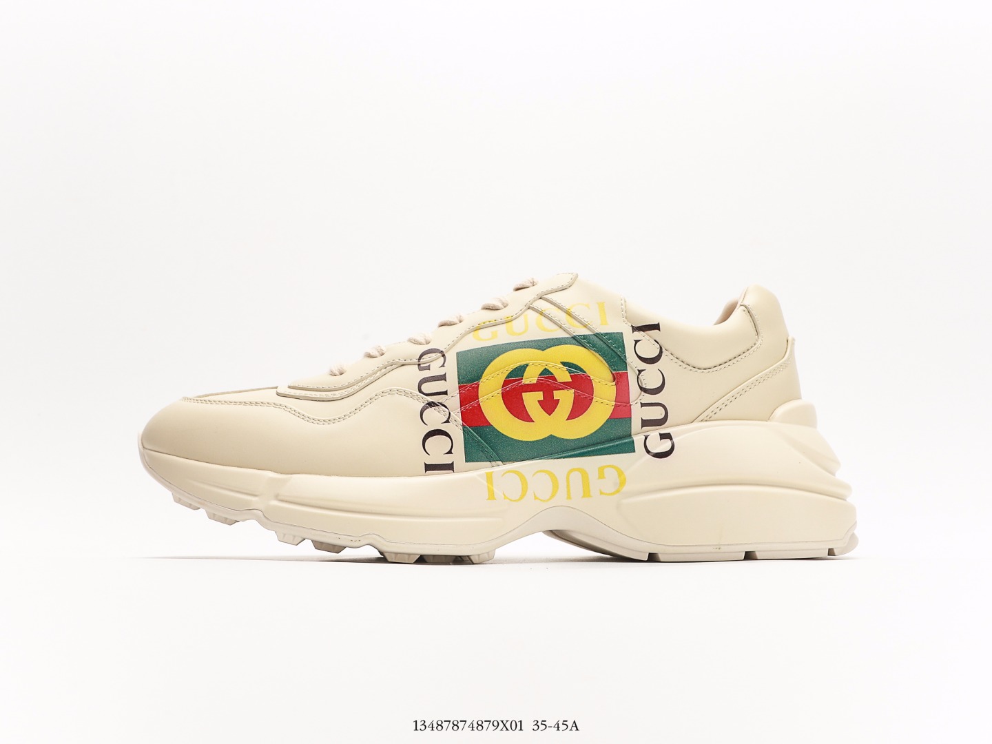 Gucci Rhyton Vintage Trainer Sneaker Damekickscrew