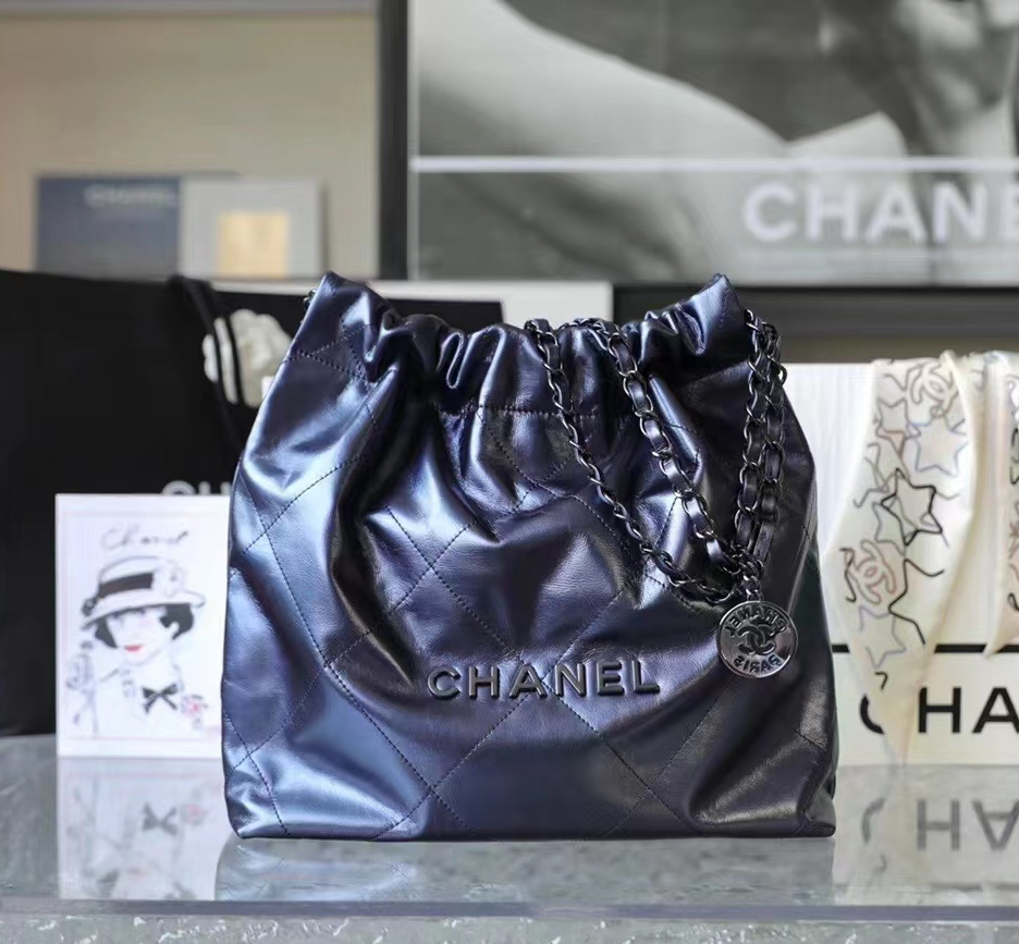 chanel trash bag