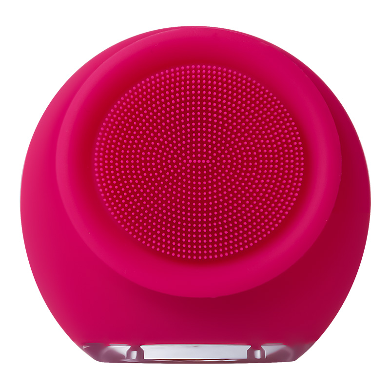 Round silicone electric facial cleanser