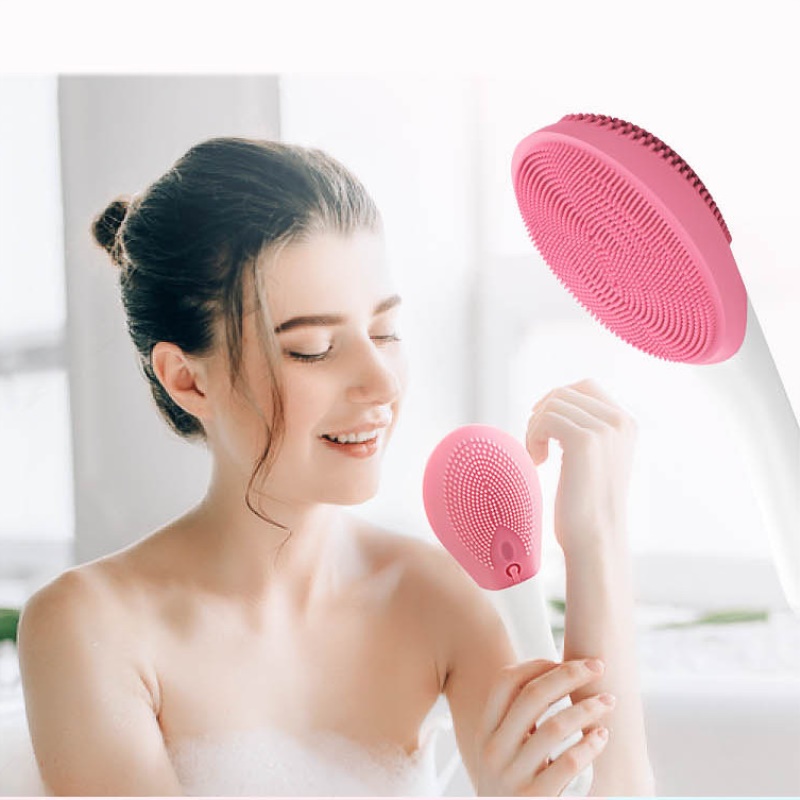 Silicone electric bath brush