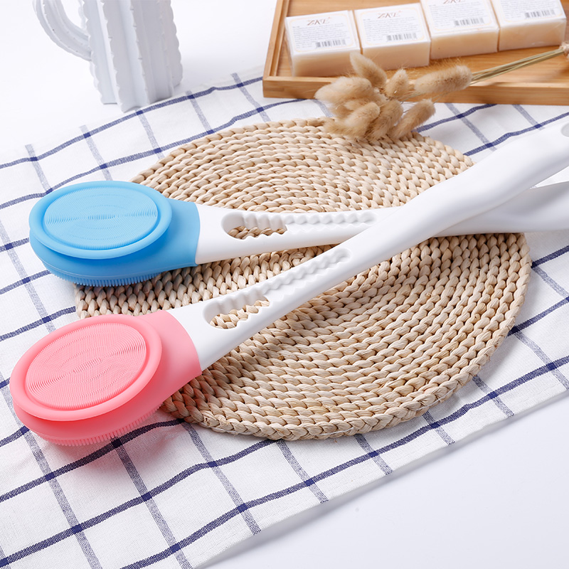 Soft silicone electric bath brush