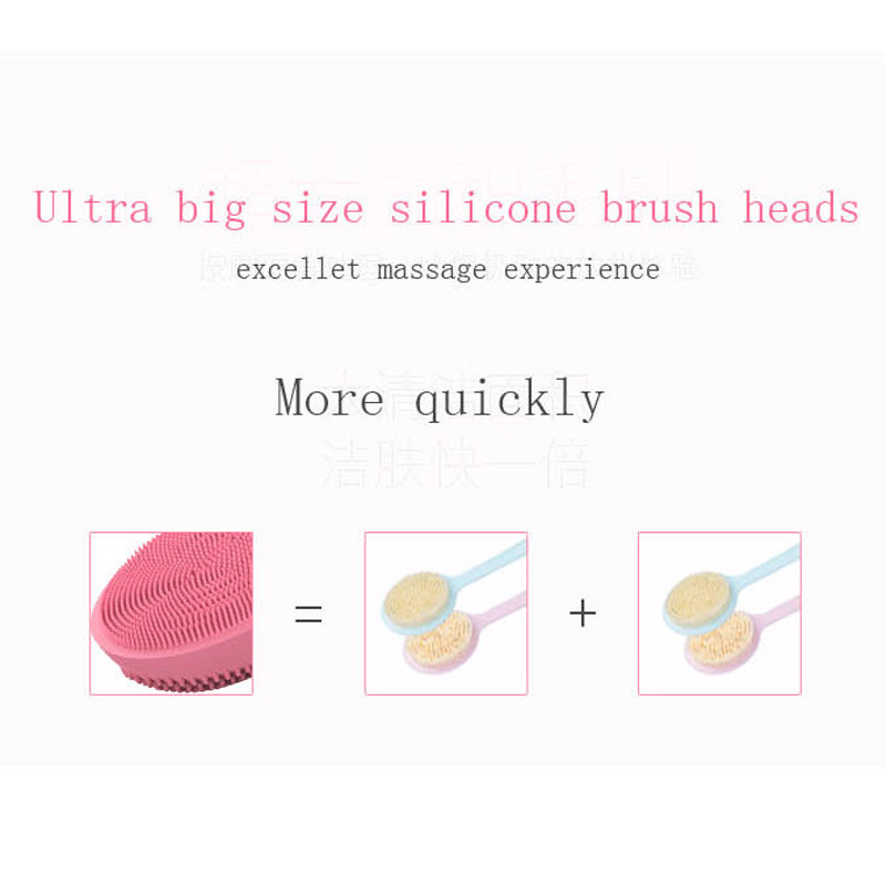 Silicone electric bath brush