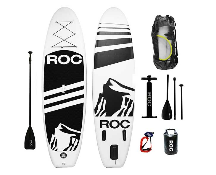 Roc Inflatable Stand Up Paddle Board with Premium sup Accessories ...