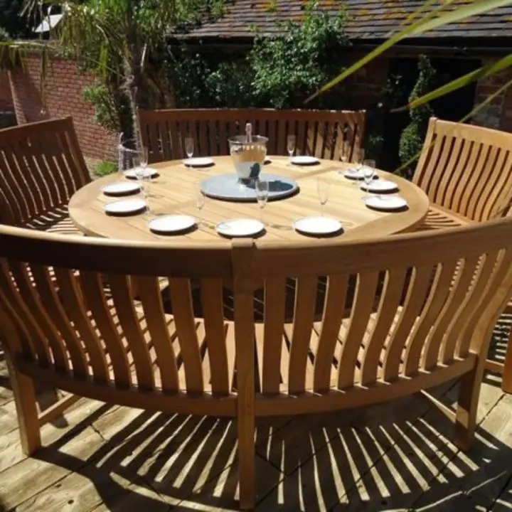 【Furniture】Betjeman 16 Seater Circular Teak Garden Dining Set